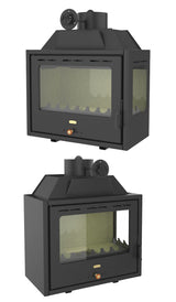 PRITY PS2 Wood-Burning Fireplace Insert with Water Boiler – image 2