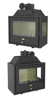 PRITY PS2 Wood-Burning Fireplace Insert with Water Boiler – image 2
