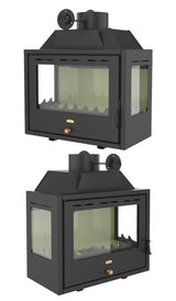 PRITY PS3 Wood-Burning Fireplace Insert with Water Boiler – image 2