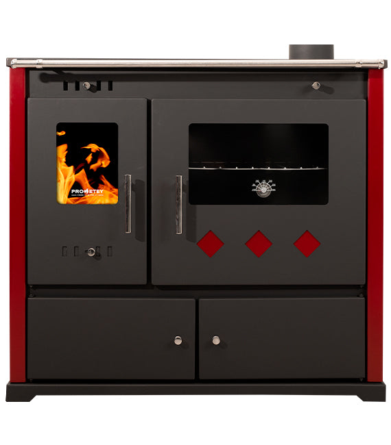 Prometey Practik Lux Wood-Burning Cooker — 9.4 kW