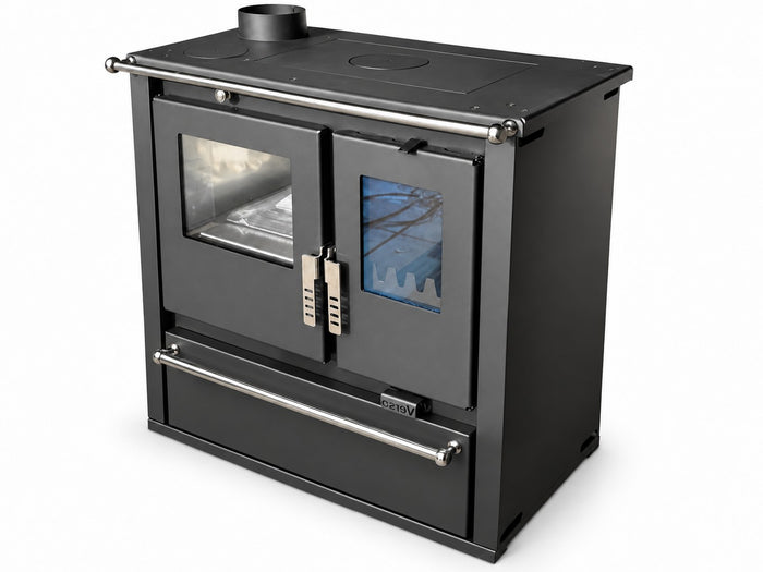 Verso CS Plus Inox Wood-Burning Cooker – 7.7 kW – image 5