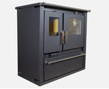 Verso CS Plus Inox Wood-Burning Cooker – 7.7 kW – image 6