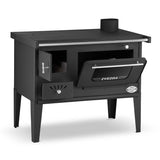Zvezda Narodna with Steel Top and Glass Door Wood-Burning Cooker – 6.1 kW – image 3