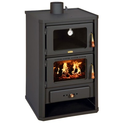 Wood Burning Stove Oven Cooking Fireplace Log Burner Solid Fuel 14KW Prity FG 