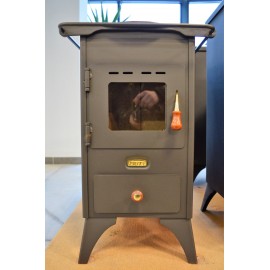 Wood Burning Stove Retro Cast Iron Plate Log Burner Fireplace Mini 5kw 