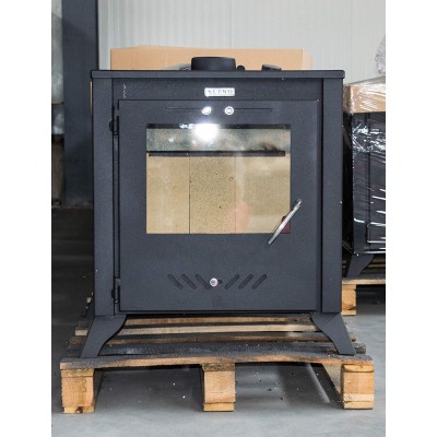 Wood Burning Stove Solid Fuel Fireplace Log Burner KUPRO LARGO 15kw