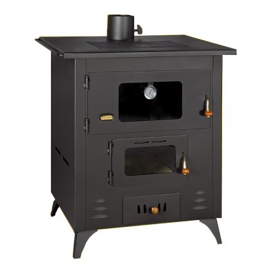 WOOD BURNING COOKING STOVE CAST IRON TOP FIREPLACE SOLID FUEL OVEN COOKER