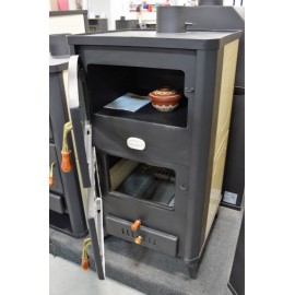 WoodBurning Stove Boiler Oven Cooker Fireplace 23kw Prity FGW18R 