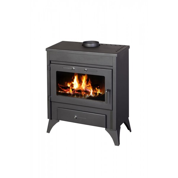 Wood Burning Stove With Integral Boiler Modena B