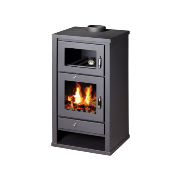 Wood Burning Stove With Oven Deluxe F