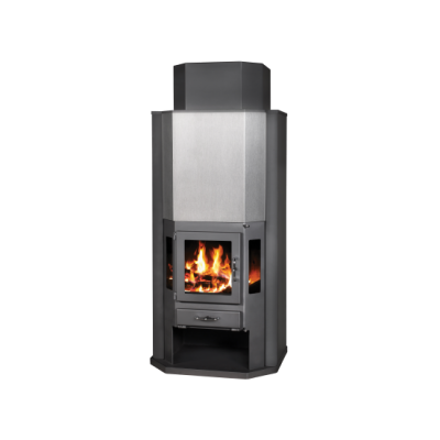 Wood Burning Stove With Integral Boiler Diplomat B