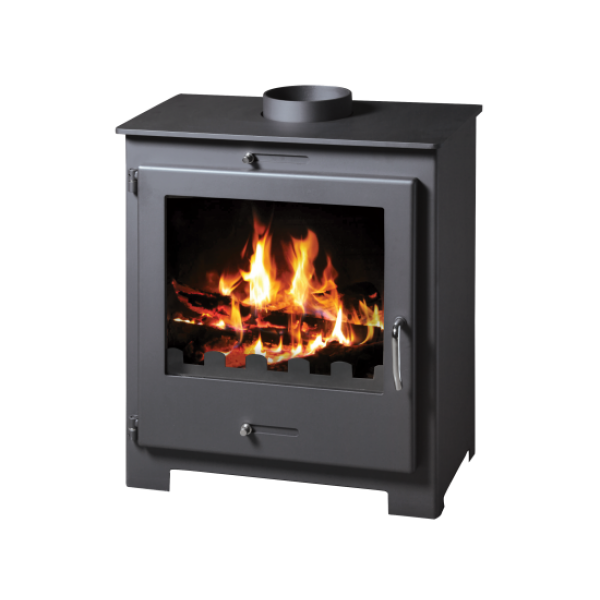 Wood Burning Stove With Integral Boiler Nero Lux B