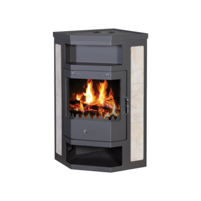 Wood Burning Stove With Integral Boiler Pearl B