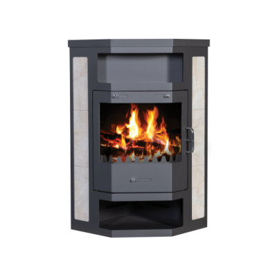 Wood Burning Stove With Integral Boiler Pearl B